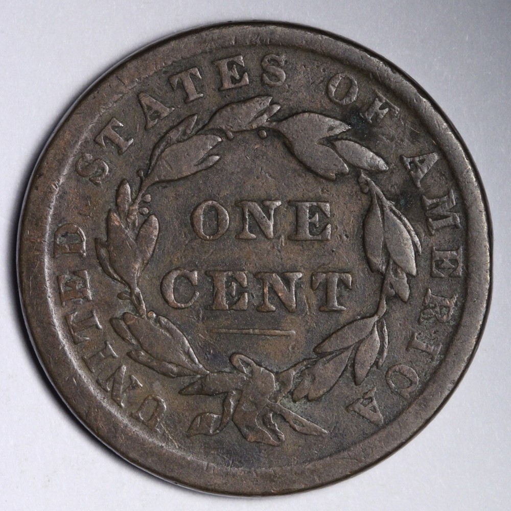 1839 Coronet Head Large Cent CHOICE FINE E136 WSNN