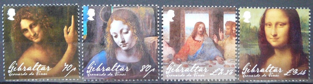 Gibraltar Stamps - Leonardo Da Vinci_2019 - MNH.