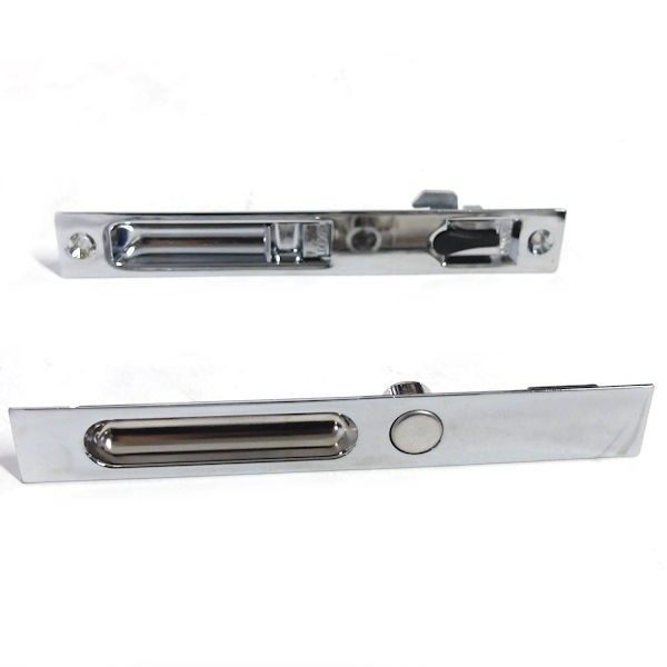 Primeline Products Reversible Flush-mount Latch and Pull for Glass Doors