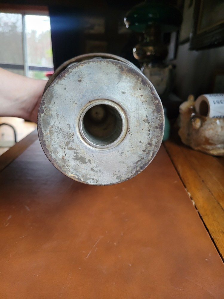 Antique Primitive Trashcan Jelly Cake Mold