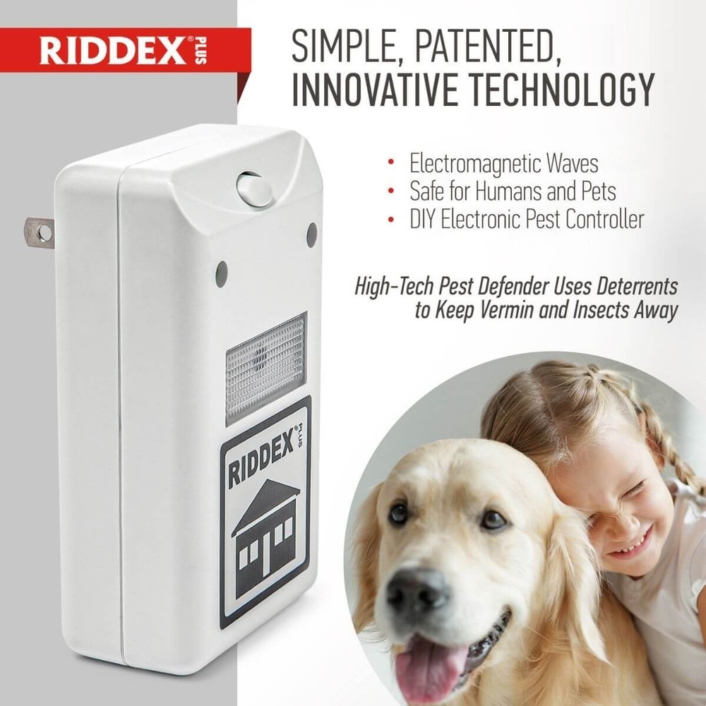 Riddex Plus Digital Pest Repeller Electromagnetic Rodent Cockroach Spider Repell