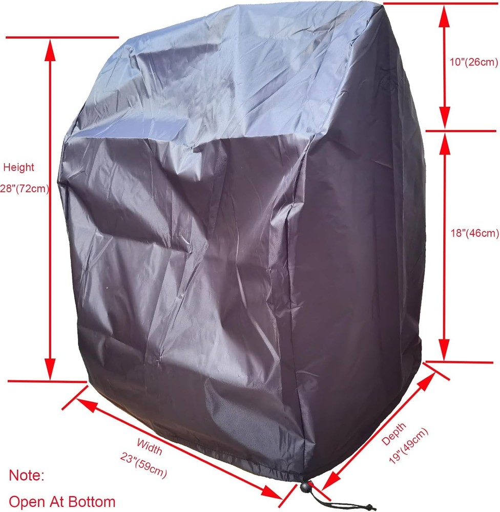 Large 3D Printer Dust Cover, Waterproof, Anti-dust Protector, Black