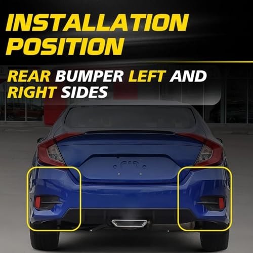 2Pcs Rear Bumper Bracket Left Side & Right Side Passenger Side & Driver Side for