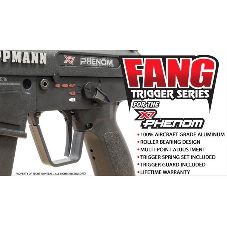 TECHT X7 Phenom Fang Trigger Modified for use with APE Board ONLY 