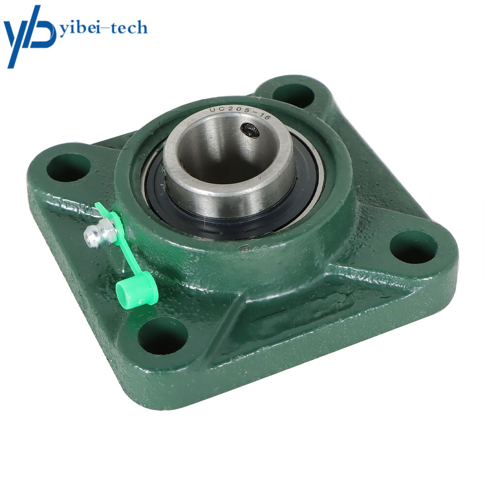 UCF205-16 Solid Base Pillow Block Flange Mounted Bearing 1" Bore 4 Bolt (2 Pcs)