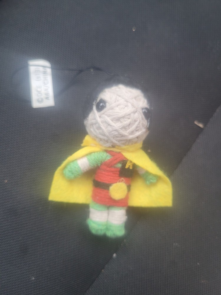 DC COMICS Robin YARN STRING DOLL ORNAMENT