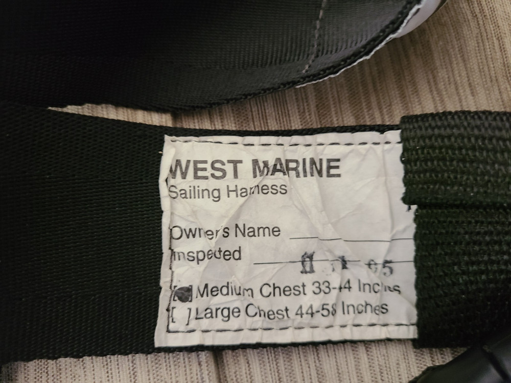 West Marine Sailing Harness Safety Harness Medium