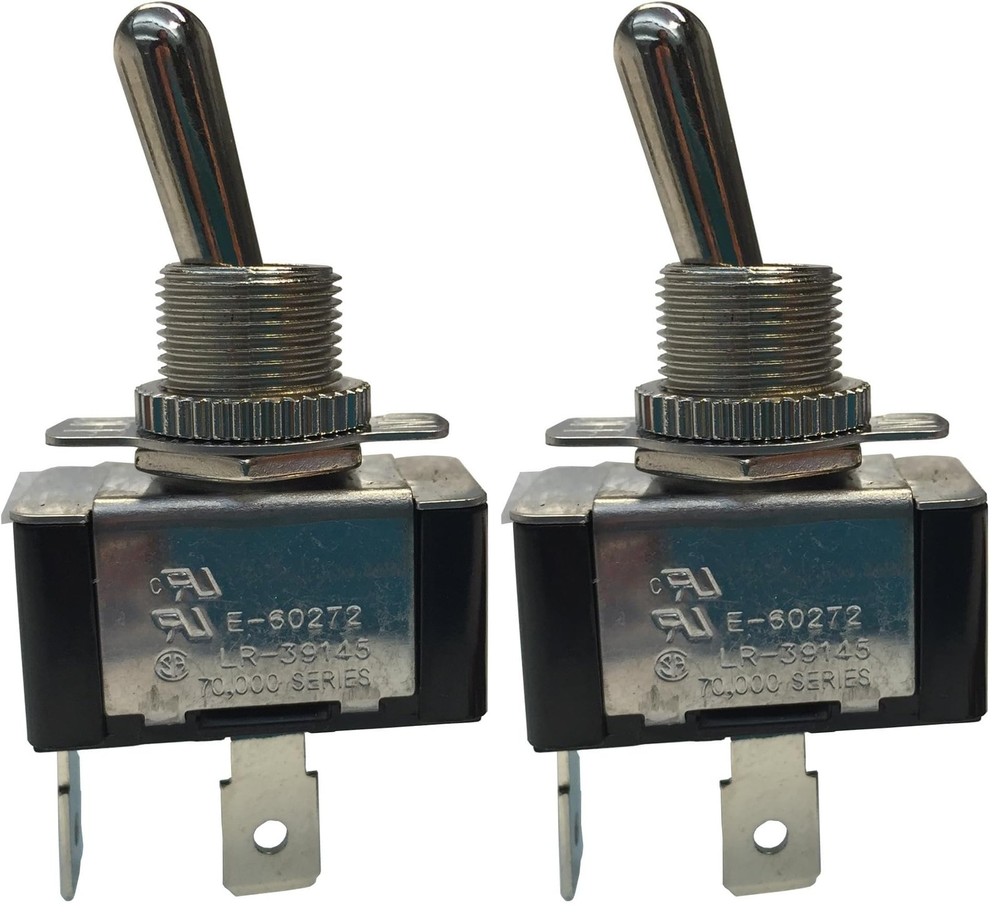 Control Multiple Circuits Reliably - 20A 125V Toggle Switch 2 Pack