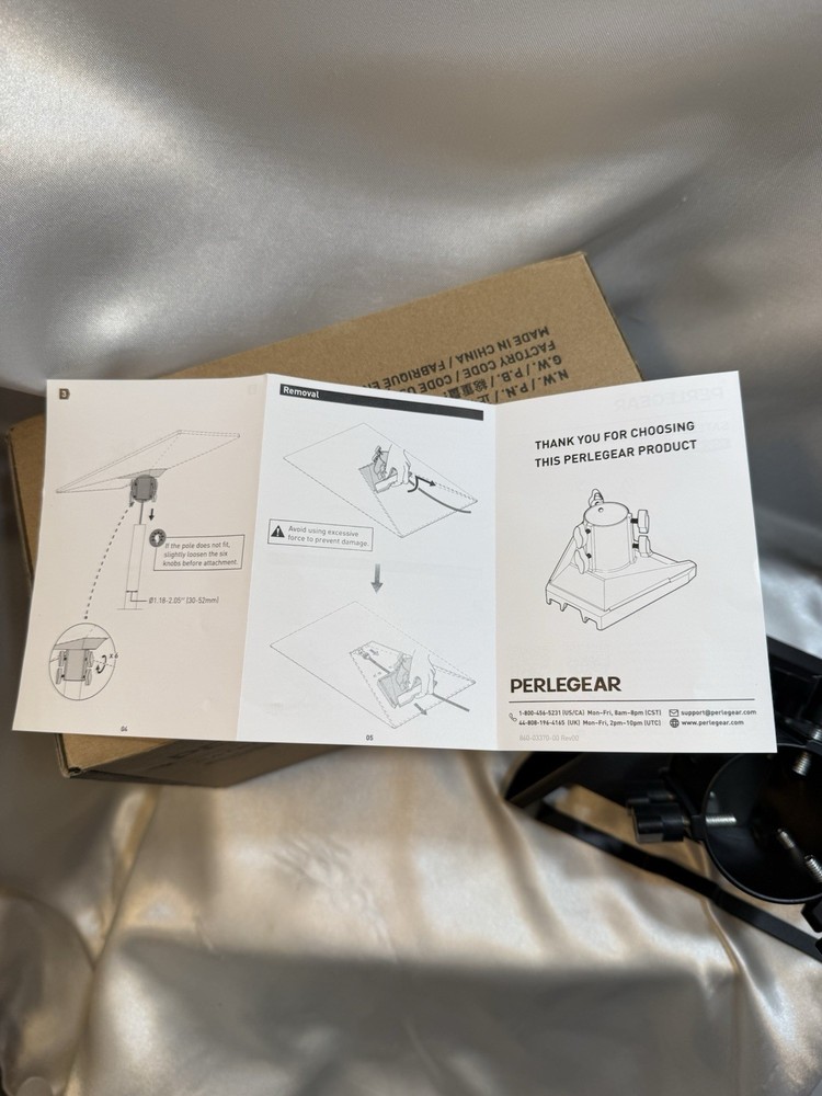 PERLEGEAR Satellite Dish Mount Pipe Adapter PGSDM04 Starlink Gen 3