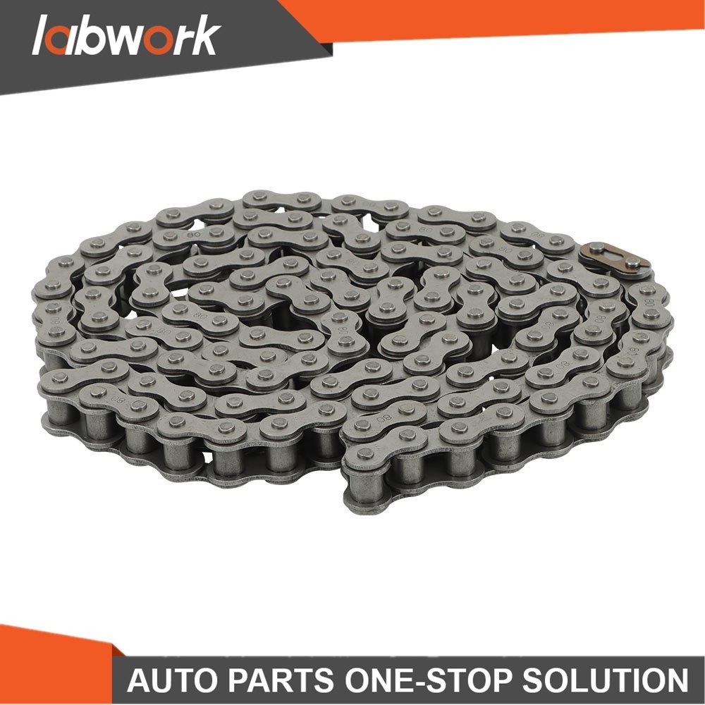 Labwork #80 Heavy Duty Roller Chain × 10 Feet With 1 Connector