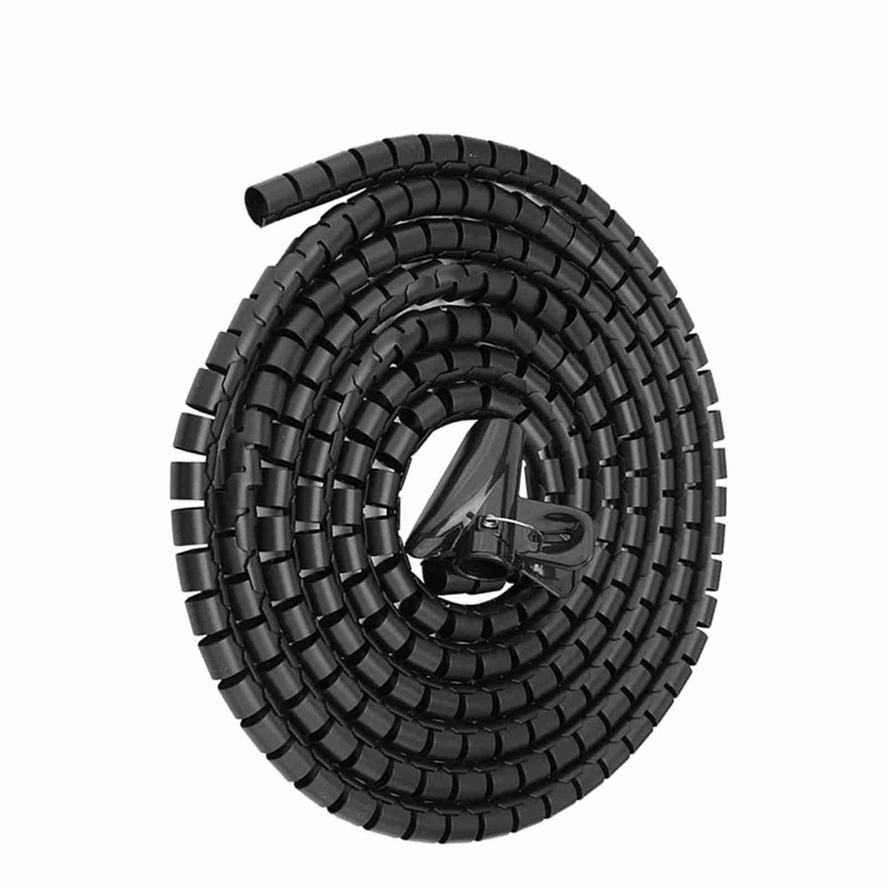 Flexible Spiral Cable Organizer Wire Wrap For Home Office Excellent☚