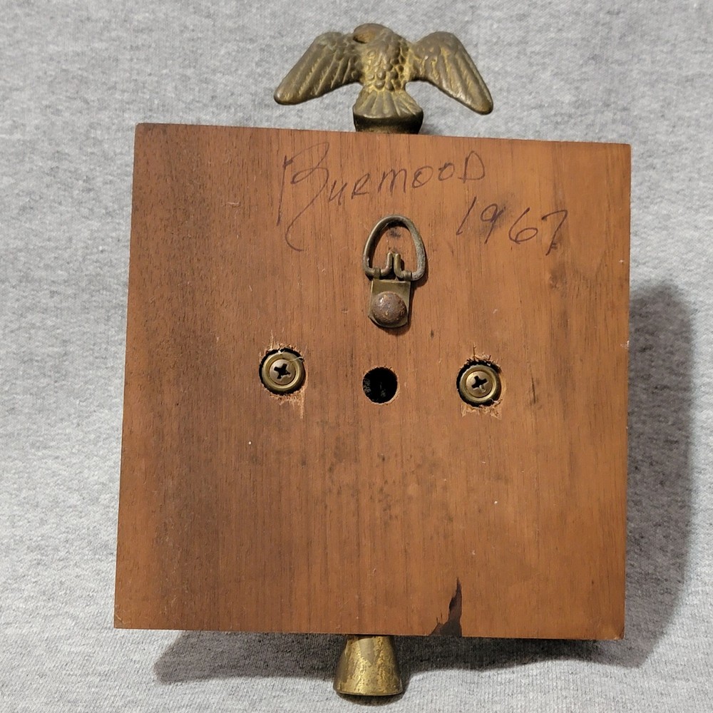 Vintage Springfield Thermometer Wall Hanging Eagle USA