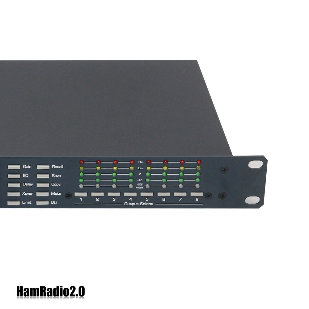 4.8SP 110V DSP Audio Processor Original Software 4 Input 8 Output Sound System