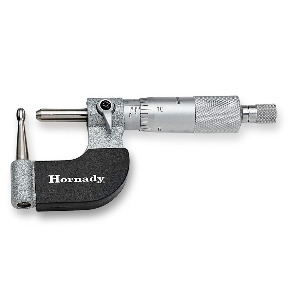 Hornady Vernier Ball Micrometer 050059 - Reloading Equipment for Measuring Ca...