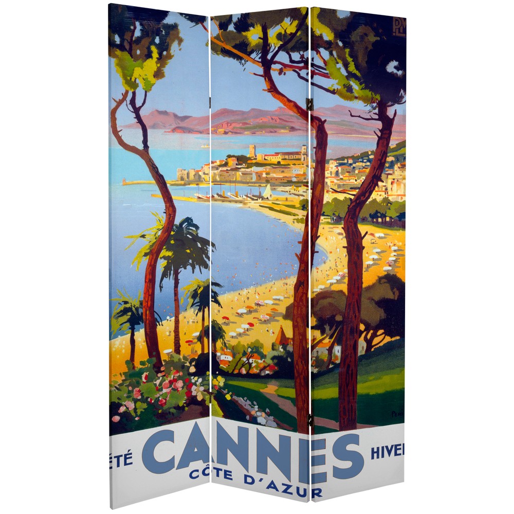 6 ft. Tall Double Sided Cannes/Versailles Room Divider