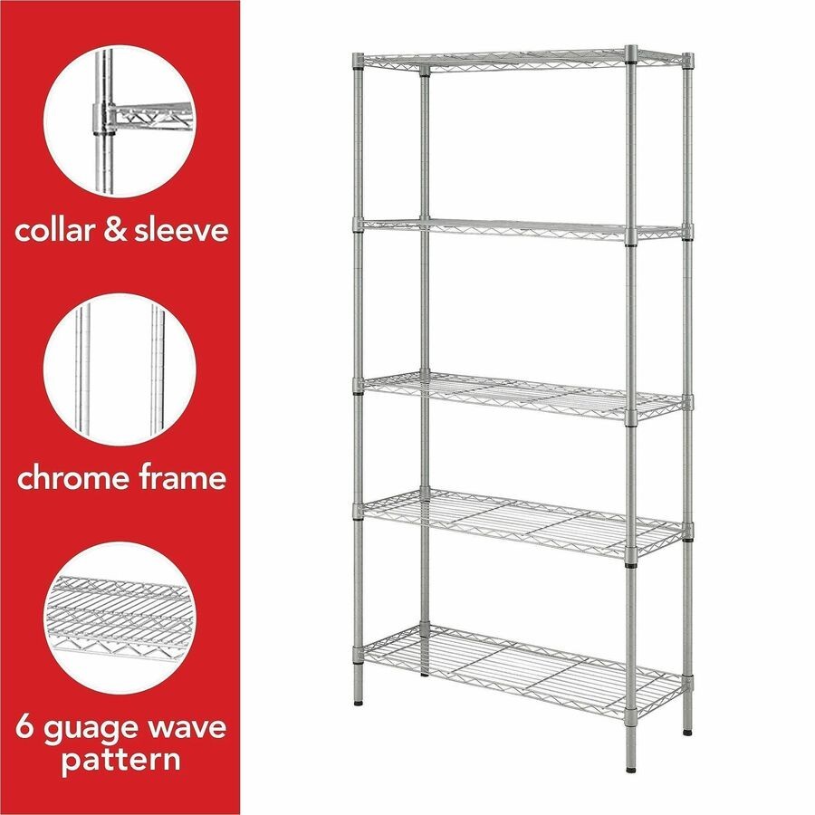 Lorell Light-Duty Wire Shelving (llr-70062) (llr70062)