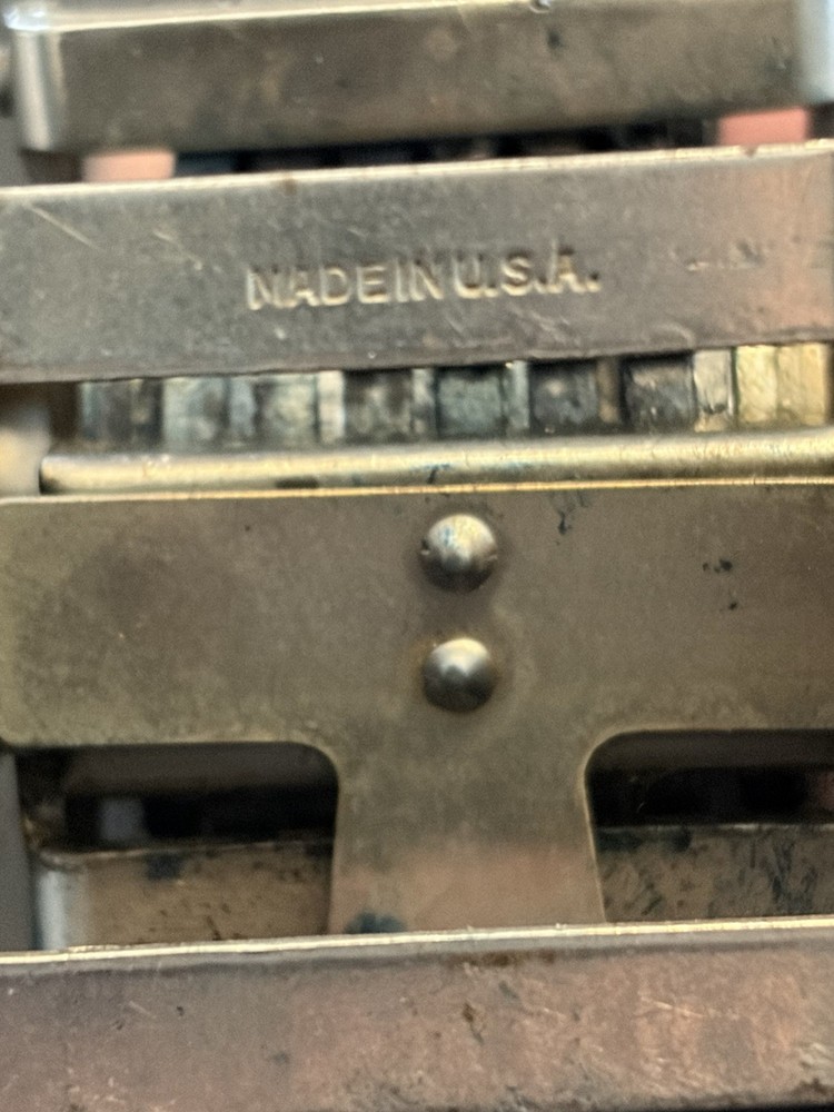 Vintage “The Force” Model 200 Numbering Machine – Working – Pat. 1923/1925