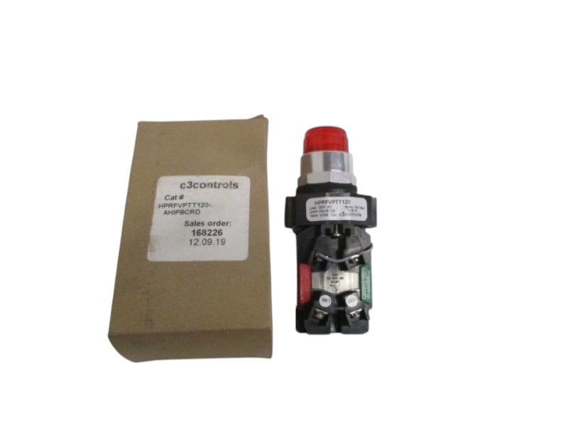 C3 CONTROLS HPRFVPTT120-AHIPBCRD PUSHBUTTON SWITCH  NSMP