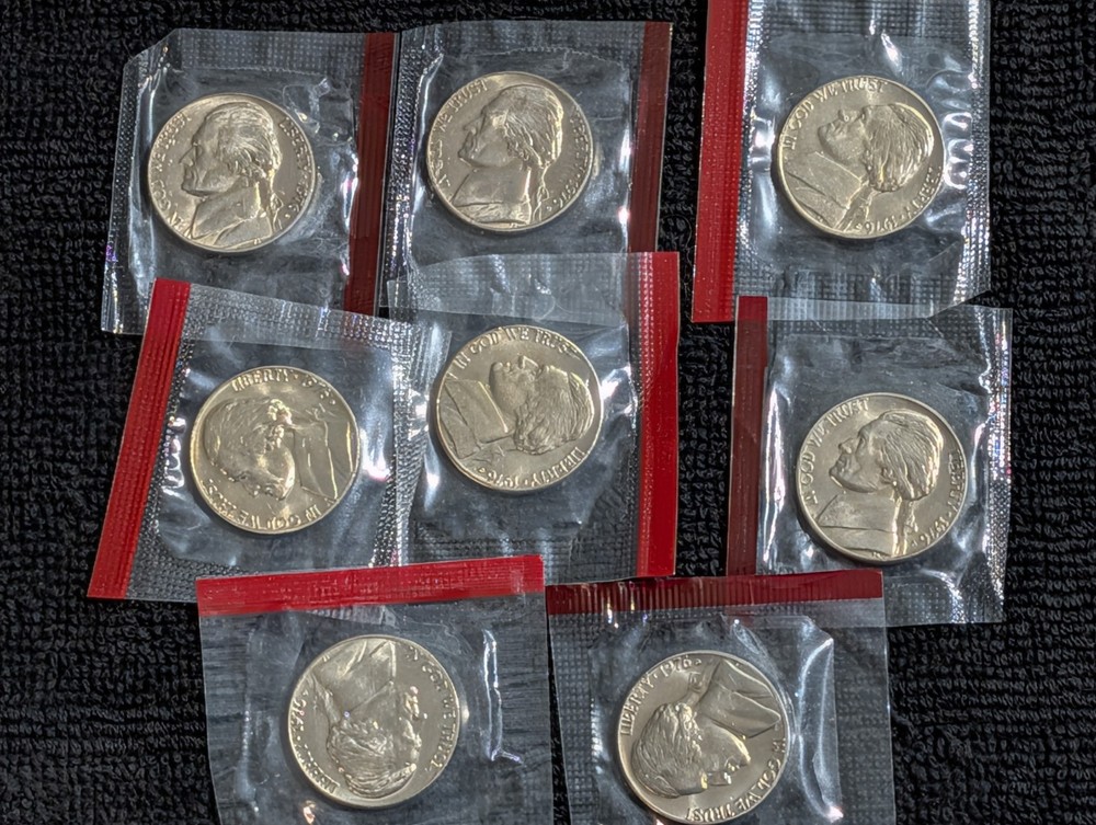 1976-D BU Jefferson Nickle from Mint set