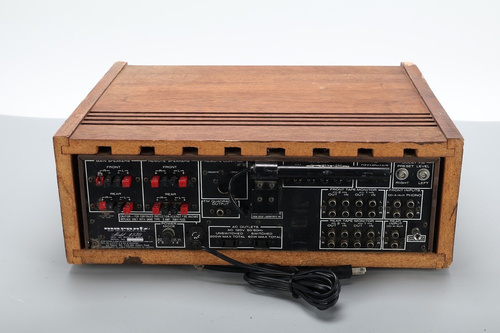 Marantz 4230 4-Channel Quadraphonic Solid State Receiver w/ Wood Case - AS IS