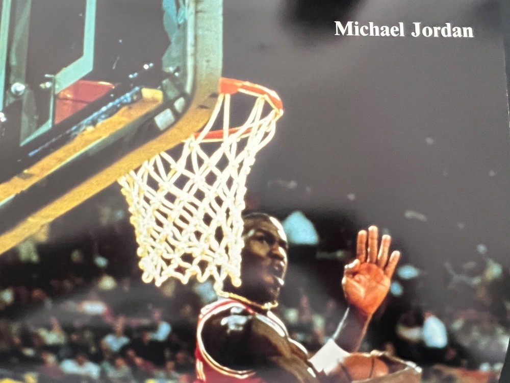 Michael Jordan 1987 NBA Program Two Games Played At Chapel Hill Mint