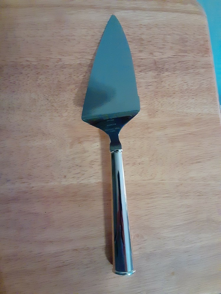 Kate Spade Lenox Darling Point Mr & Mrs Silverplate Cake Server only