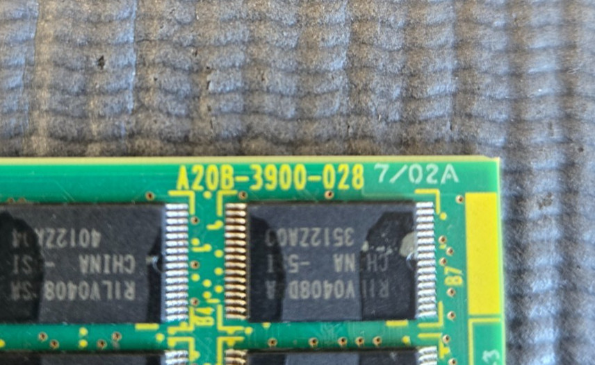 FANUC MEMORY 64MB FROM / 2MB SRAM MODULE (A20B-3900-0287)