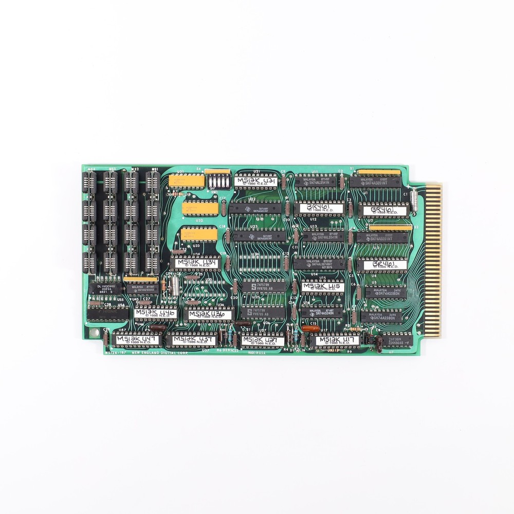 New England Digital Synclavier M512K Computer Bin Card