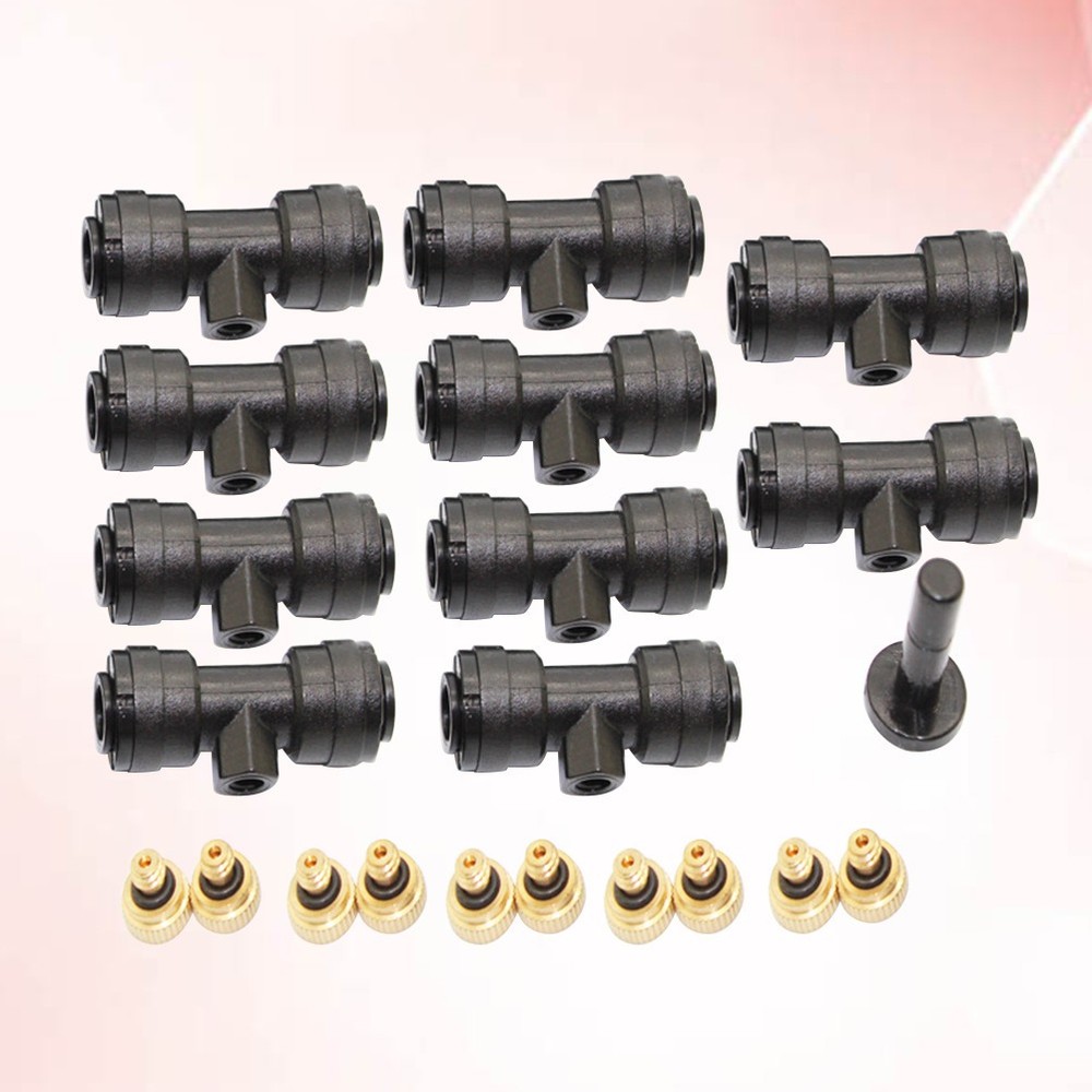 21 Pcs Misting Nozzle Irrigation Garden Sprayer Copper Atomization