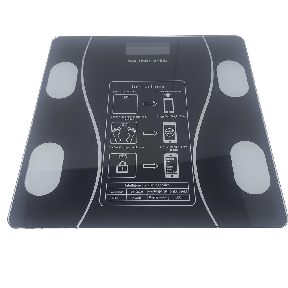 Smart Body Scale with LED Display 12 Essential Measurements Composition