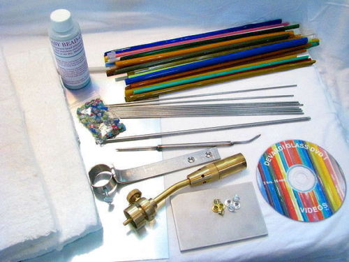 Devardi Glass Lampwork Hot Starter Kit w/ Torch Head Basic