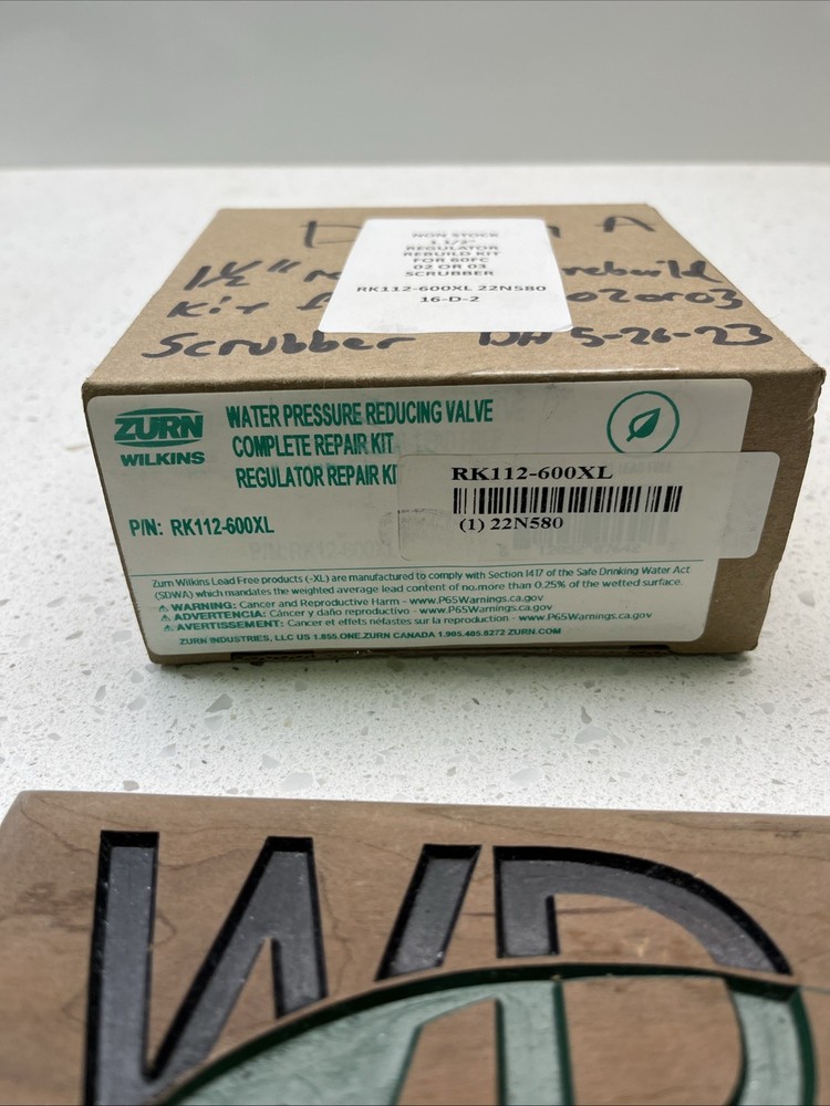 RK112-600XL Zurn Wilkins Repair Kit For Water Pressure Reducing Valve& Regulator