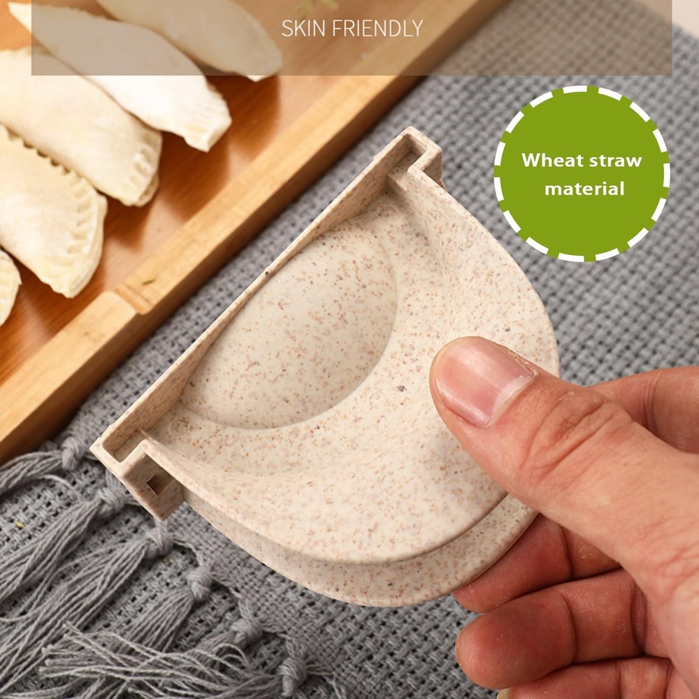 Empanada Maker Press & Dumpling Maker Set - 2 Sizes (4" + 3") Non-Stick for E...