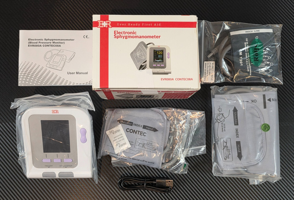 Ever Ready First Aid Electric Sphygmomanometer EVR080A CONTEC08A