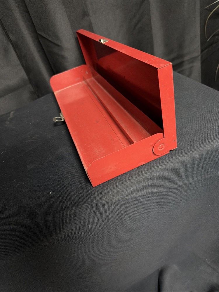 Vintage PROTO Socket Red Metal Box BOX ONLY, NO TOOLS