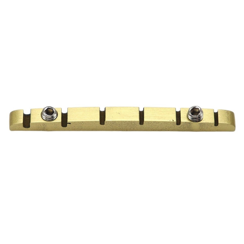 6 String 42mm Electric Guitar Nut Split Regulation Adjustable Height Brass Nut