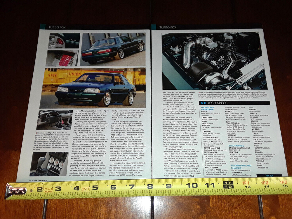 1991 MUSTANG LX 5.0 ORIGINAL 2012 ARTICLE