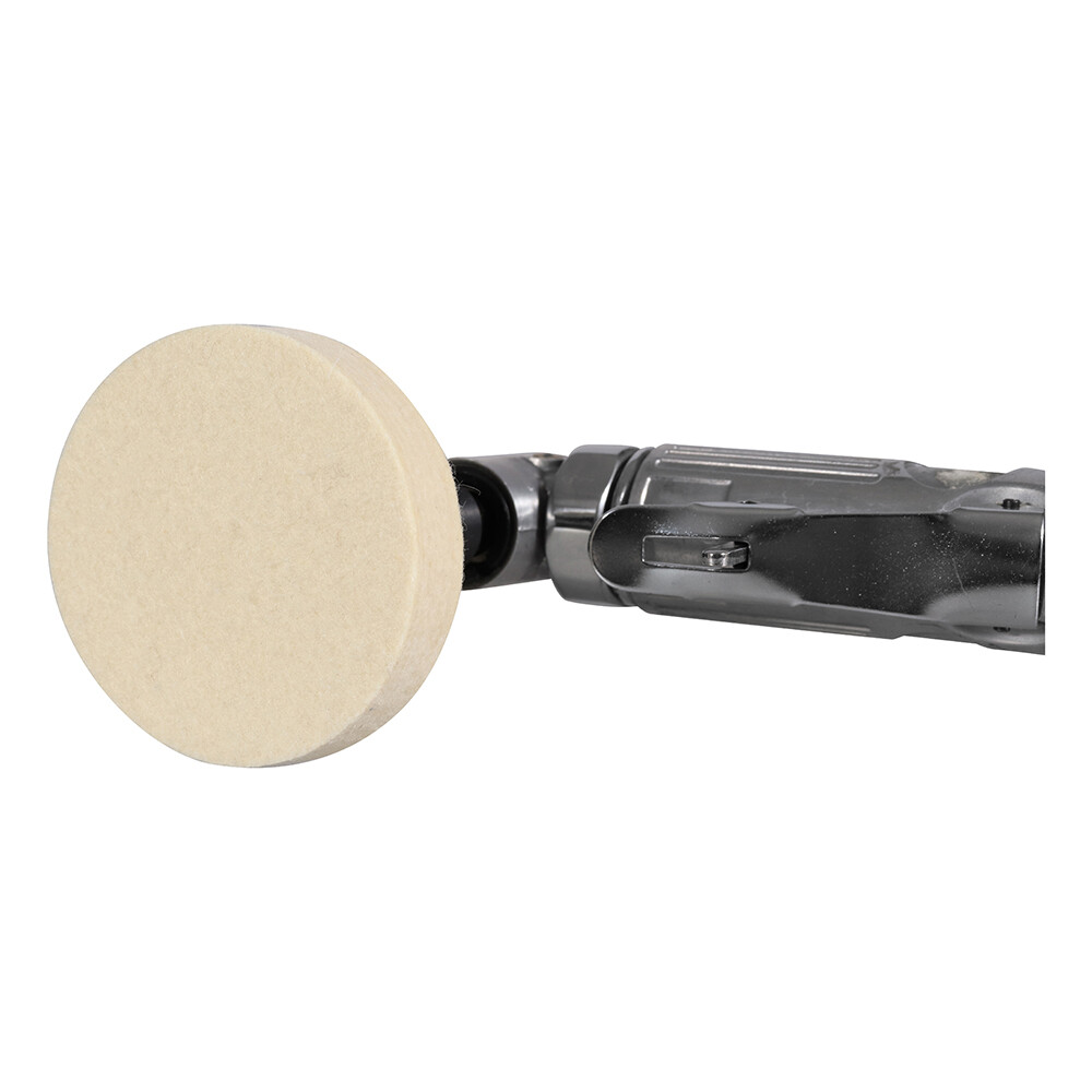 100 Pack - 3" BHA Polish Plus Quick Change Felt Buffing Discs Roloc Type R
