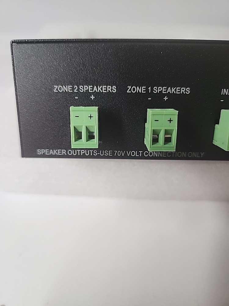 2 Way Zone Speaker Selector Switch Splitter Volume Control 100W Per Channel