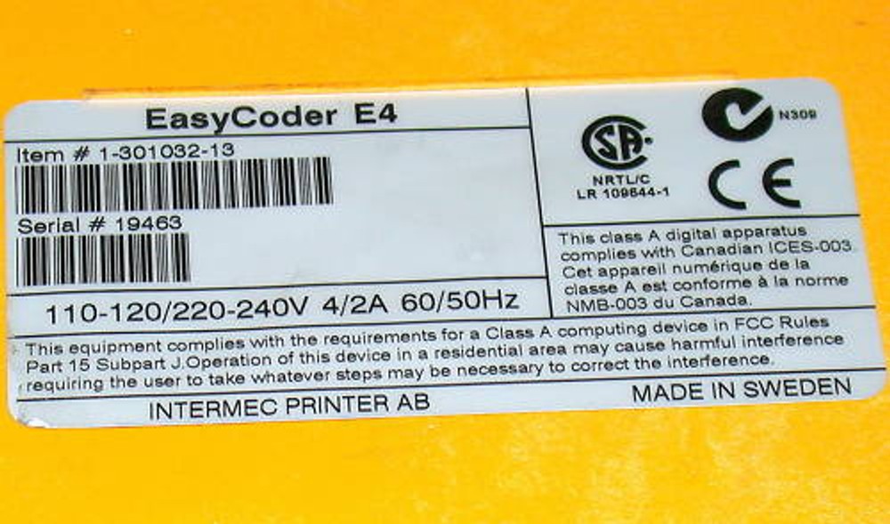3 KODAK INTERMEC PRINTER PICTURE CENTERS EASYCODER 301