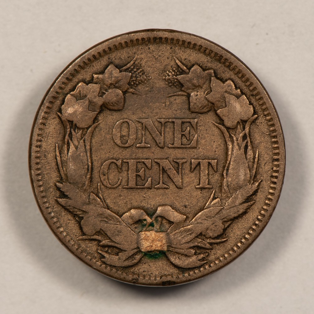 1857 1c Flying Eagle Small Cent - VF - SKU-Y5953