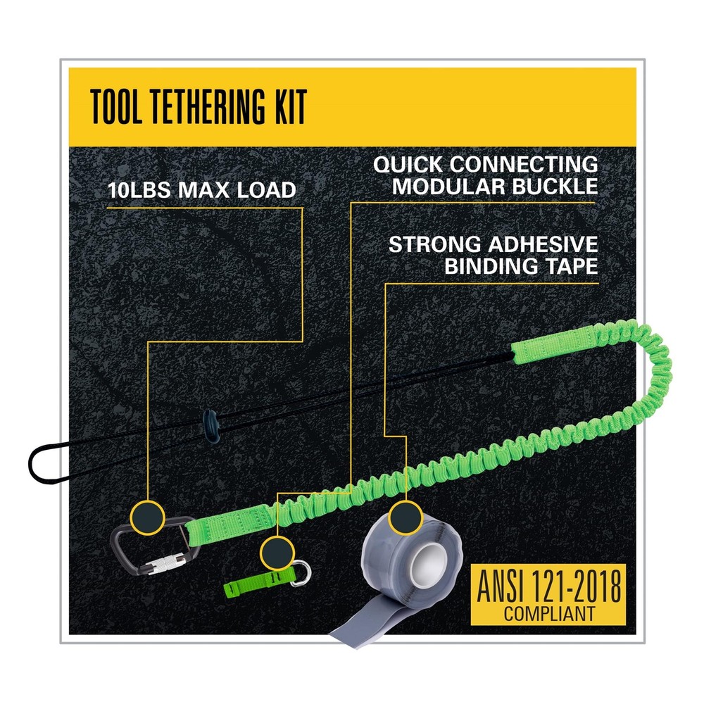 Maximum Safety 3-Piece Tool Kit, Includes [1] Webbing Tool Connector, [1] Self-A