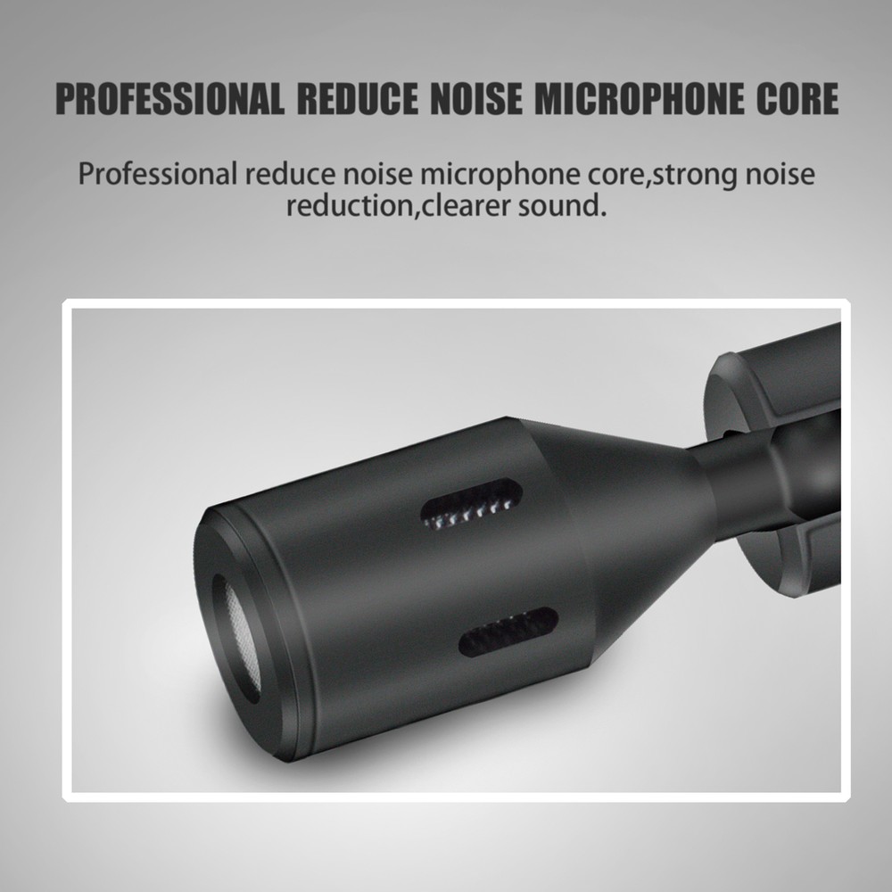 Mini Plug-in Smartphone Microphone Mic Cardioid Pickup Type-C B2E6