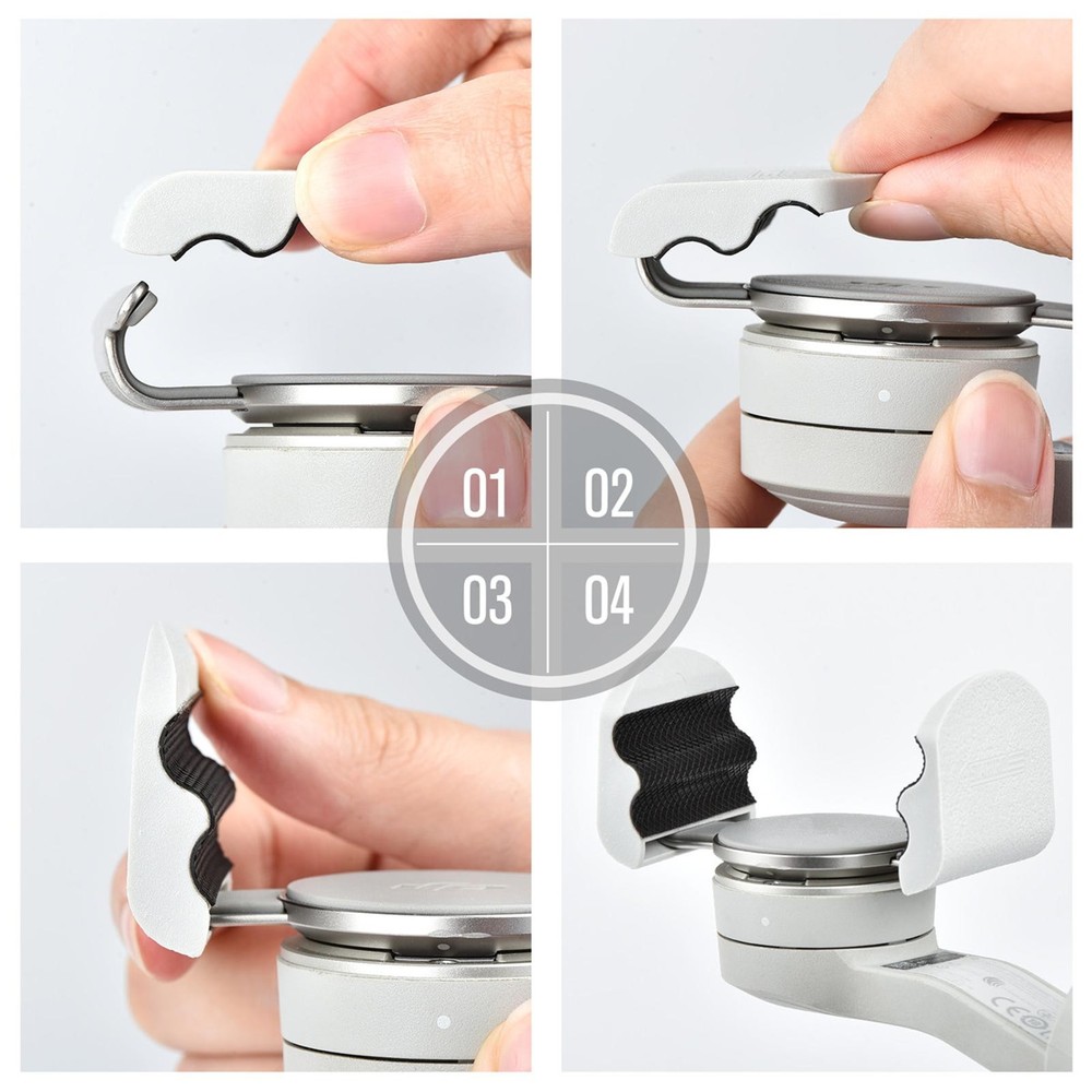 Extension Bracket Buckle Mount Extended Clamp for DJI OM 5 4 Handheld Stabilizer