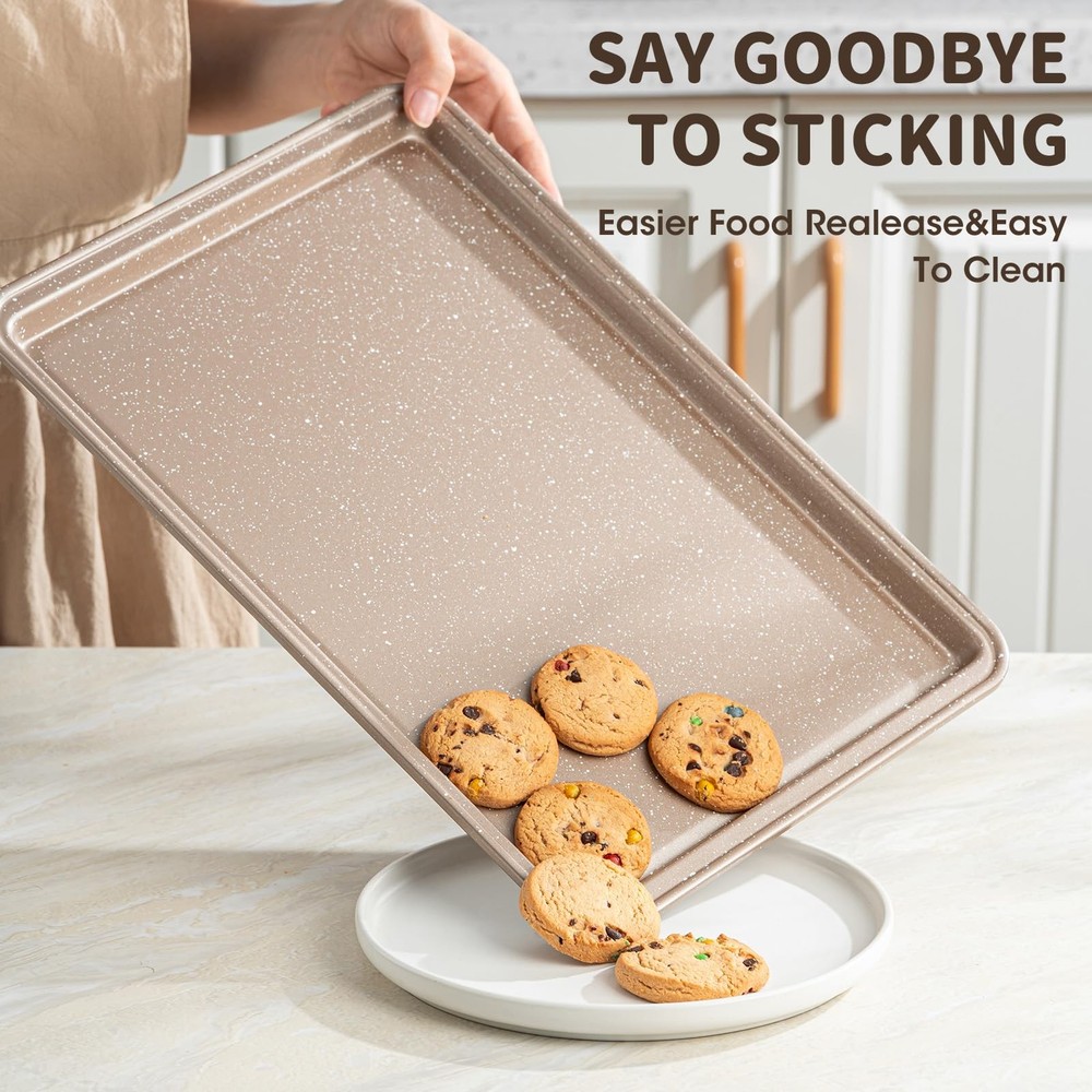 10-Piece Baking Pans Set, Bakeware Sets Nonstick, Baking Set for Oven Cooking...
