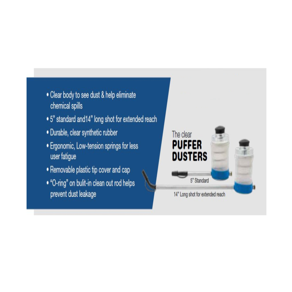 The Clear Puffer Dusters 5' Standard Dust Applicator by Executive Pest Control