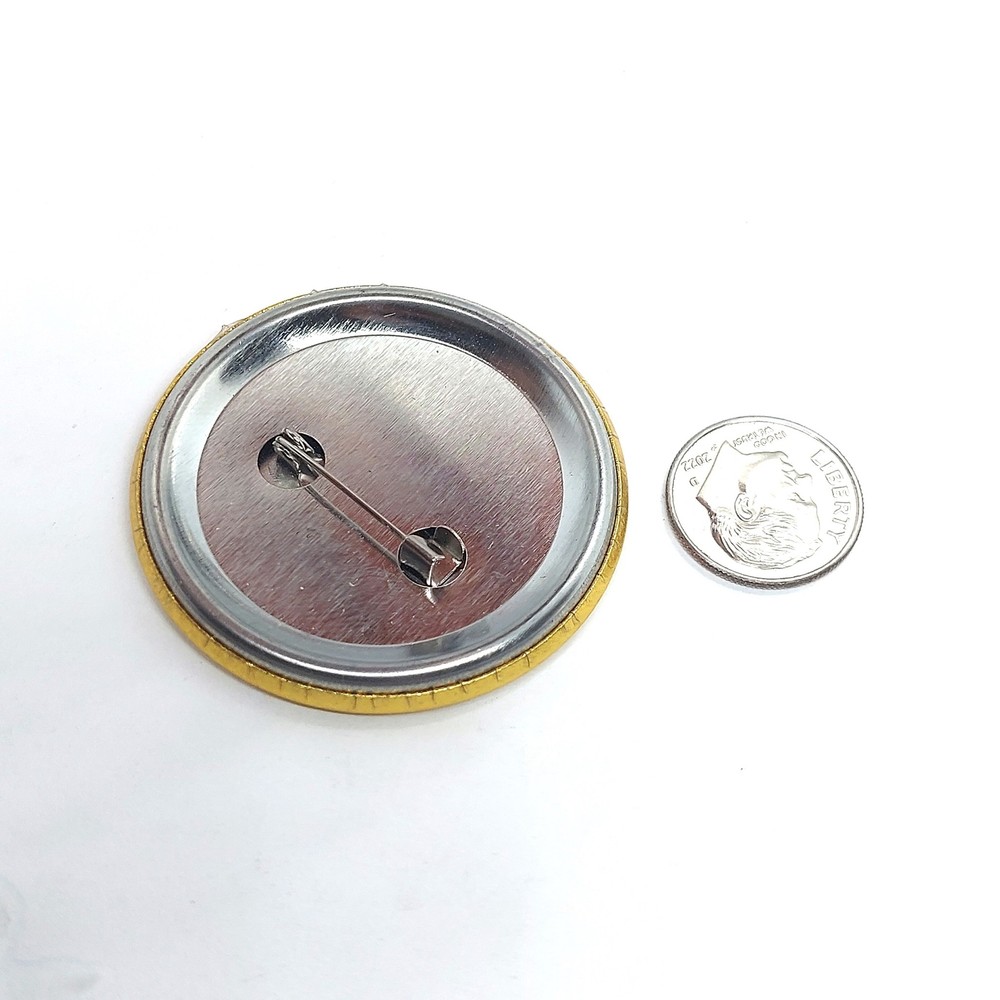 Team Boy Button Pin Blue and Gold