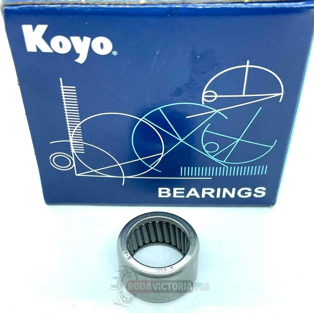 KOYO USA B-87 Needle Roller Bearing, Full Complement Drawn Cup, Open B87