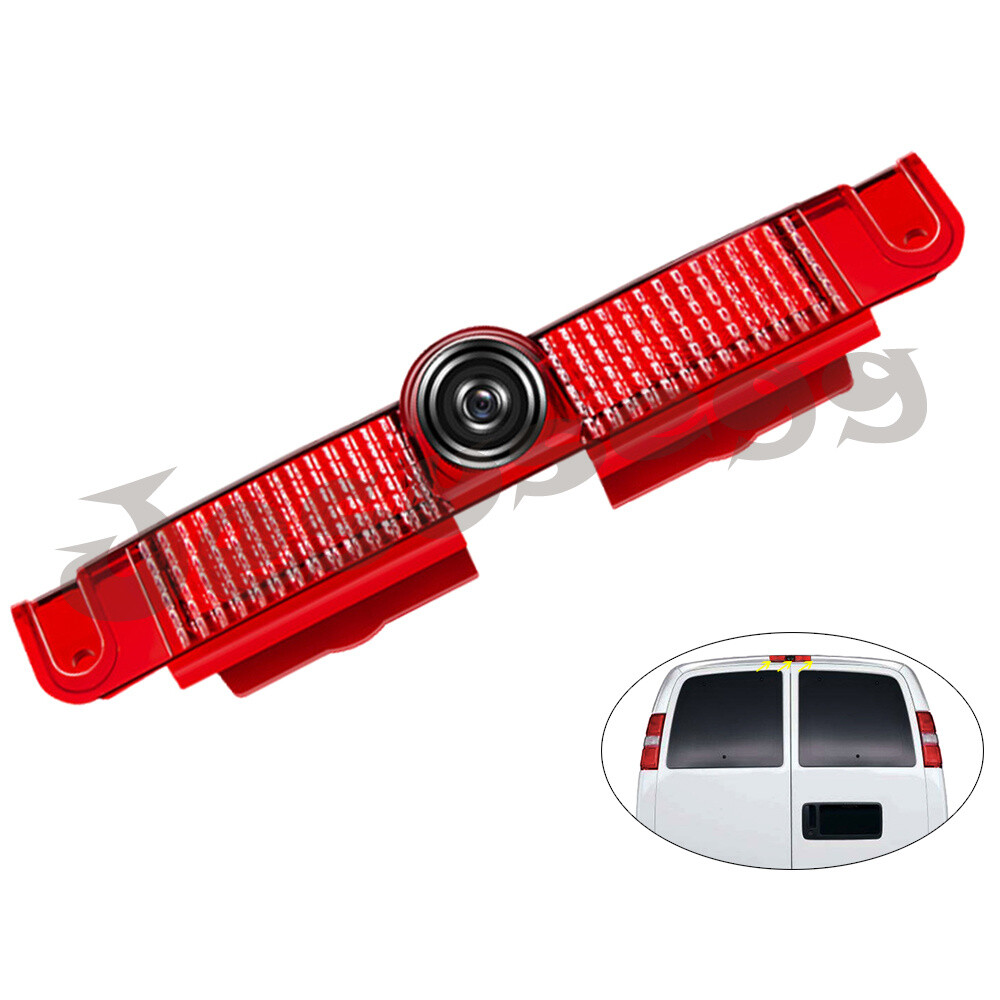 Backup Brake Light Reverse Camera Kit For Chevrolet Express Savana Van 04-15