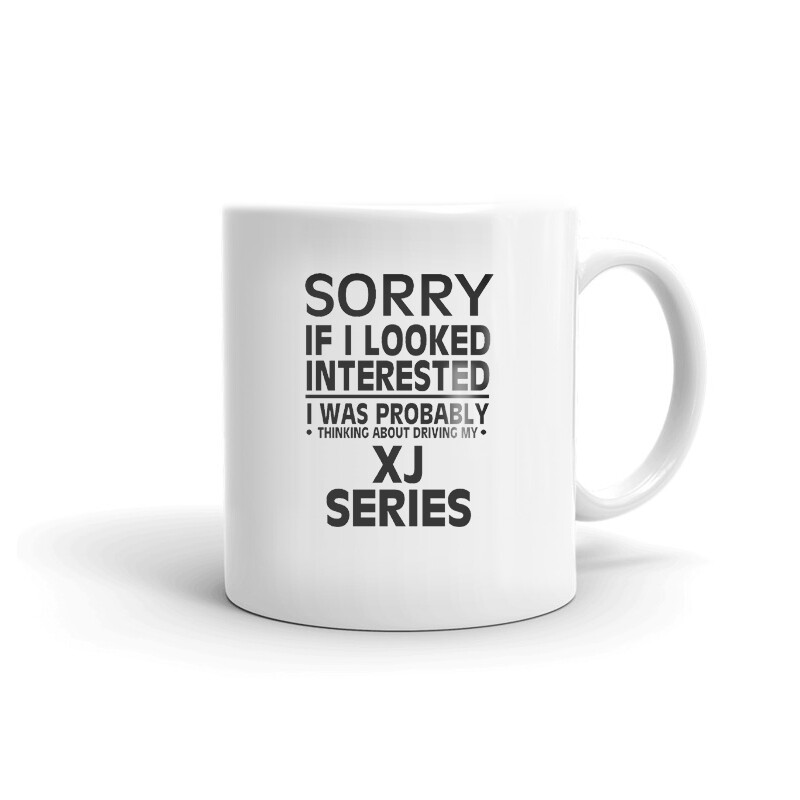 Thinking About Driving My XJ Series Tea Coffee Ceramic Mug Office Work Cup